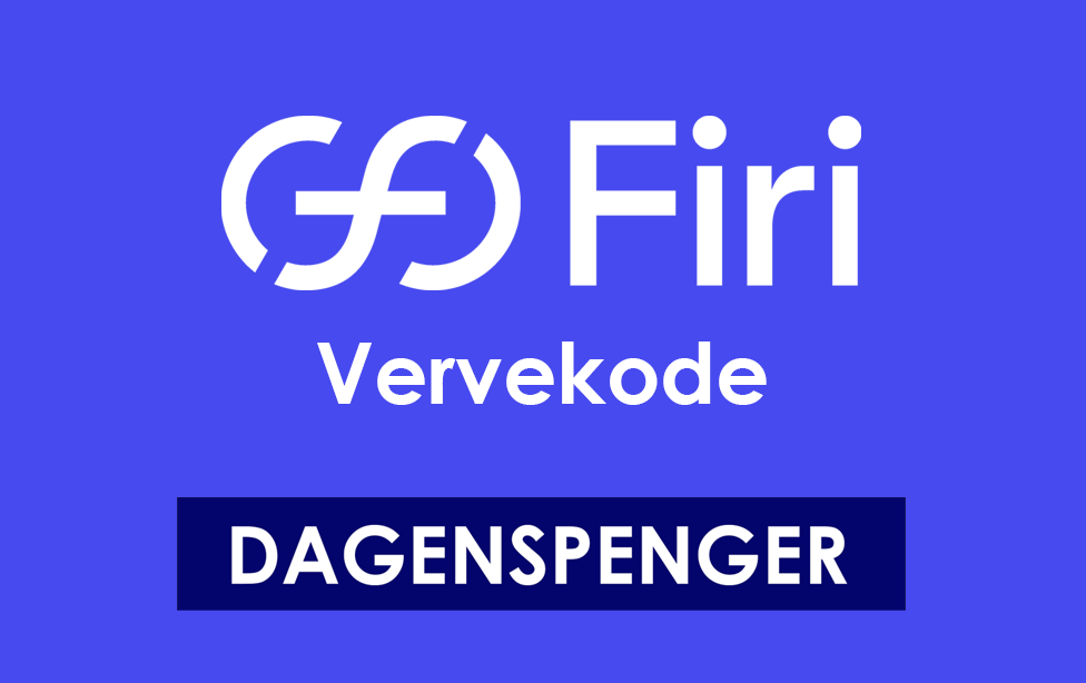 Firi vervekode DAGENSPENGER